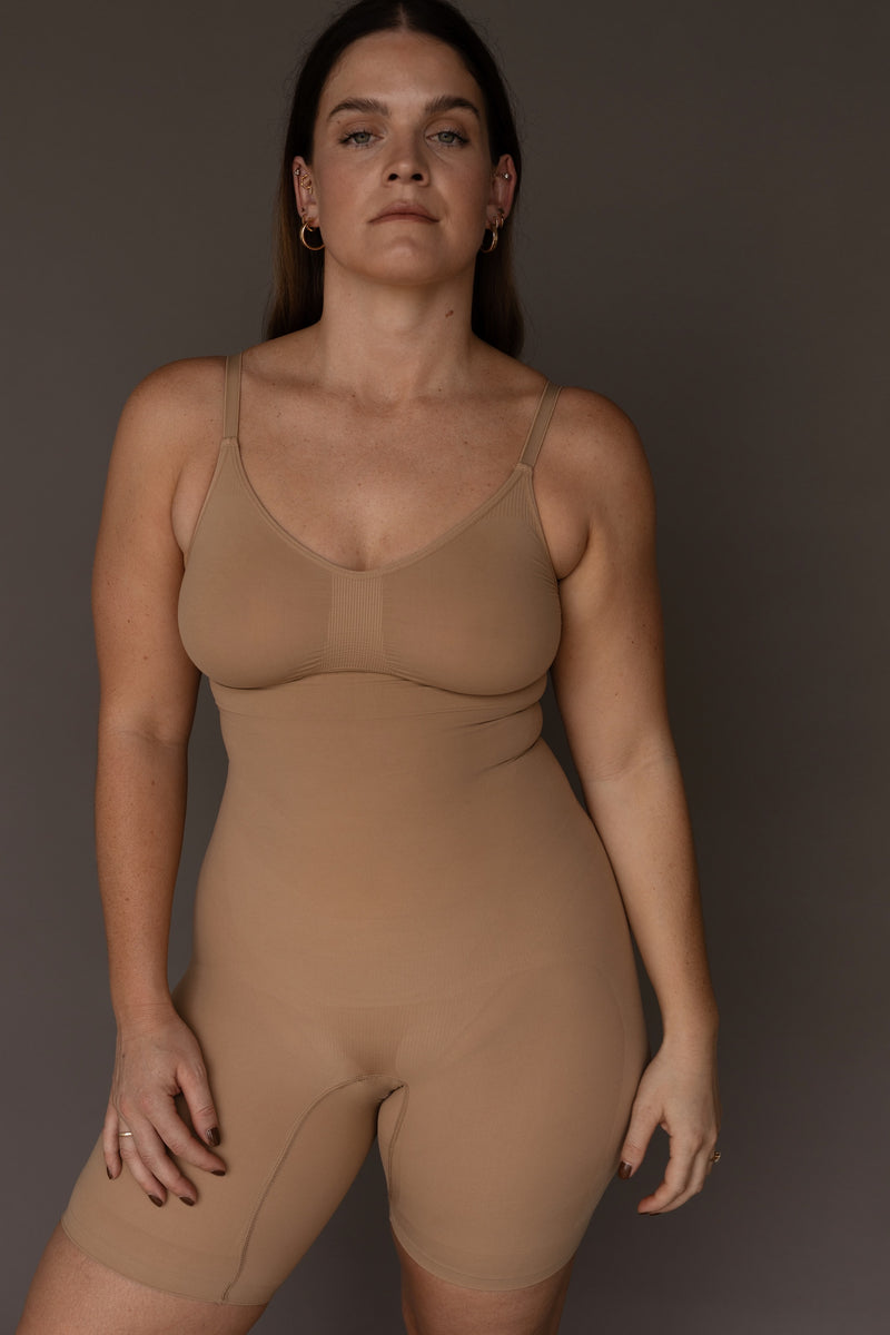 THE MID-THIGH SHAPER BODYSUIT